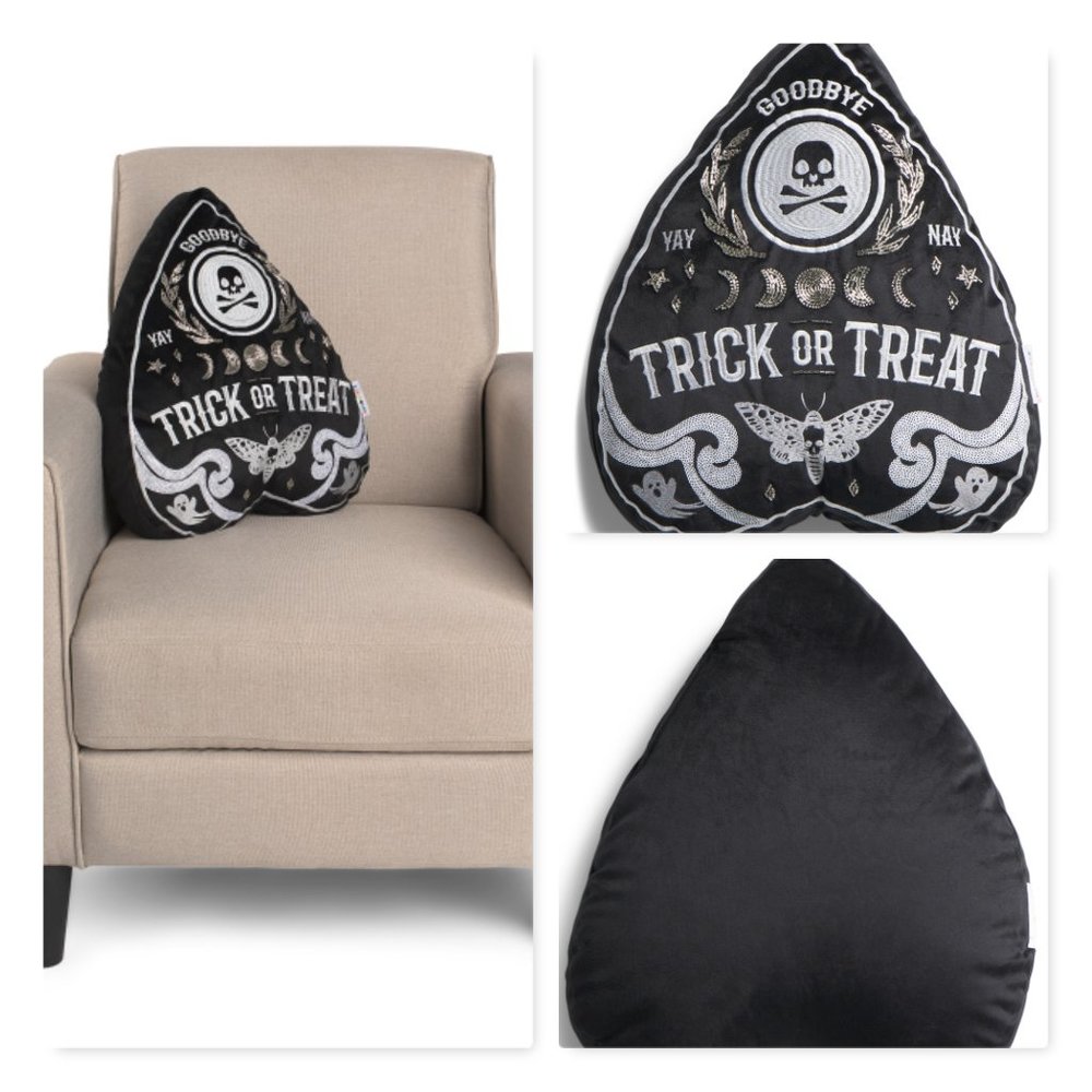 Novogratz 15"x19" Large Velvet Planchette Pillow